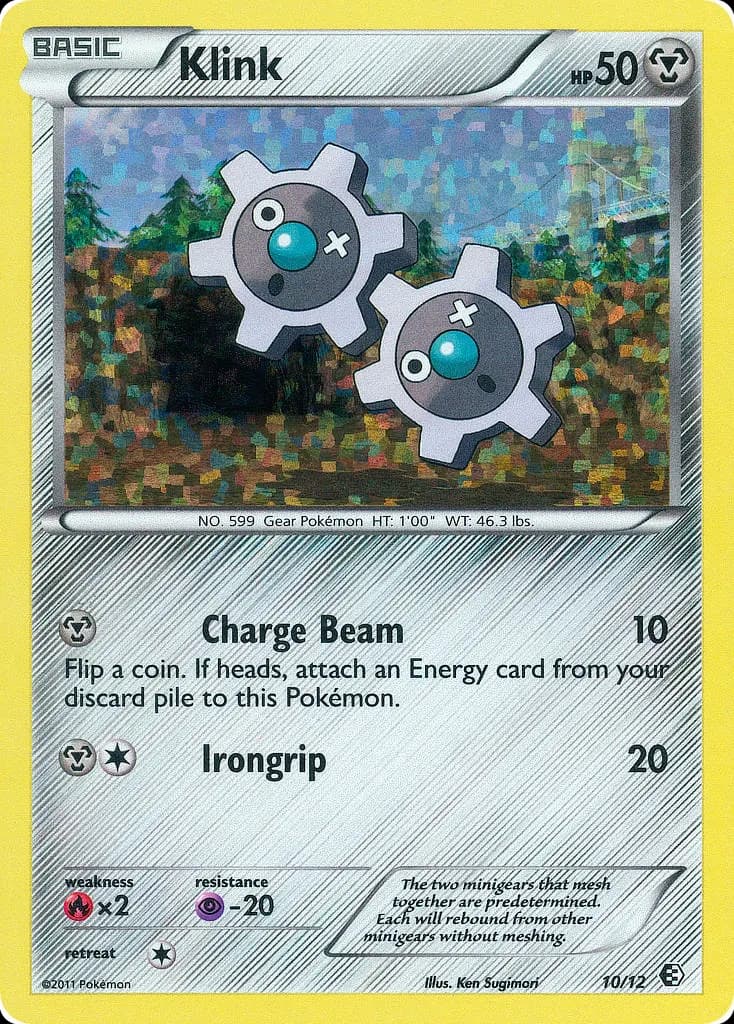 Klink — McDonald's Collection 2011 10 Pokémon card