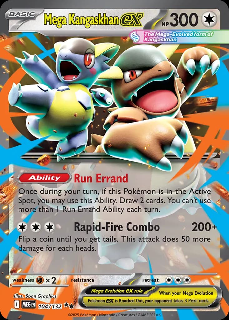 Mega Kangaskhan ex — Mega Evolution 104 Pokémon card