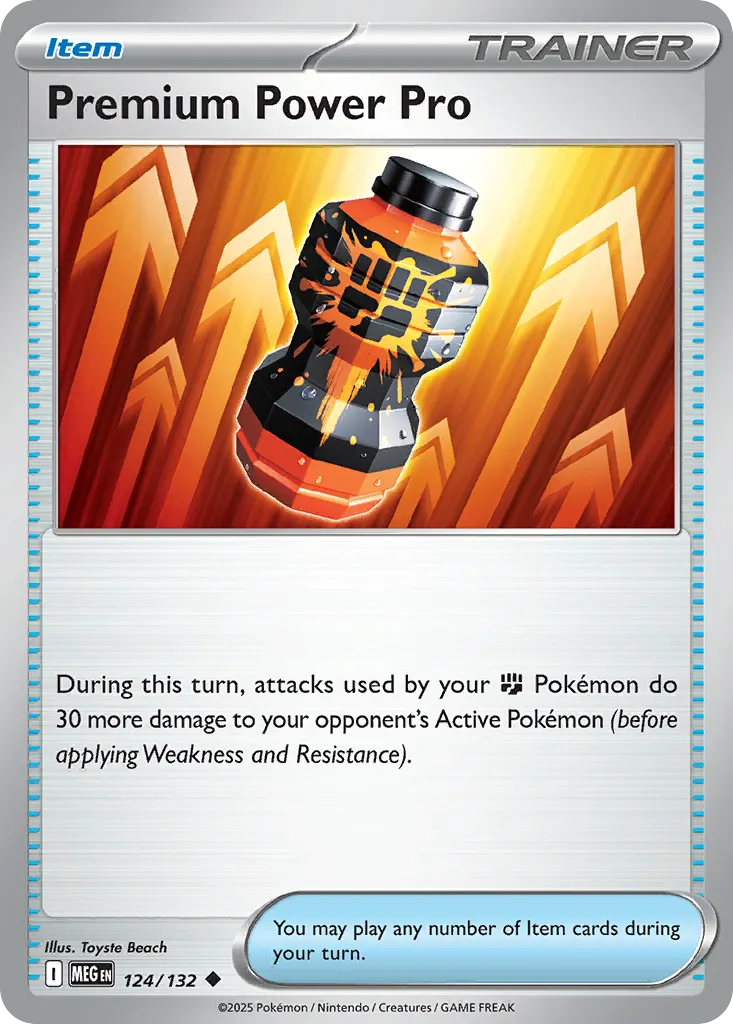 Premium Power Pro — Mega Evolution 124 Pokémon card