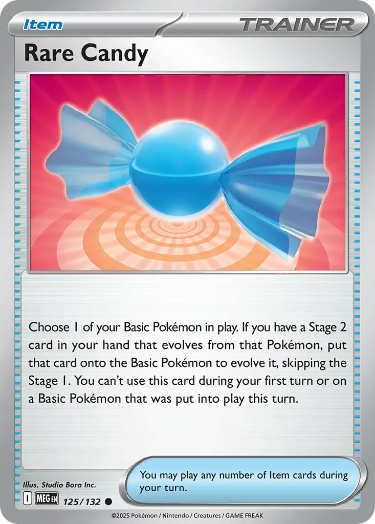 Rare Candy — Mega Evolution 125 Pokémon card