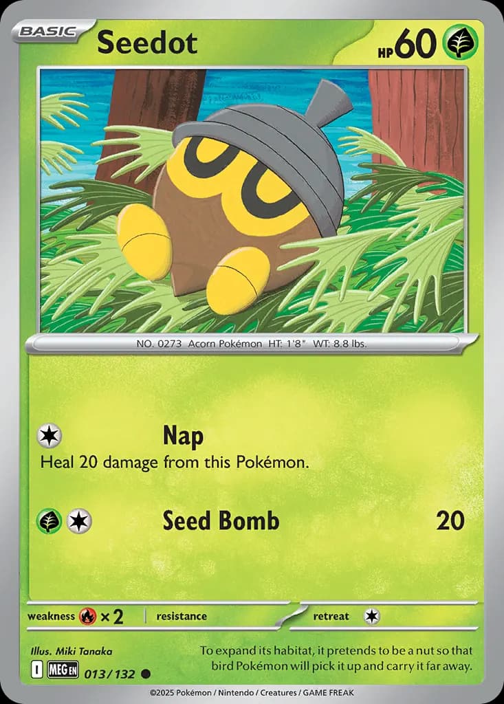 Seedot — Mega Evolution 13 Pokémon card