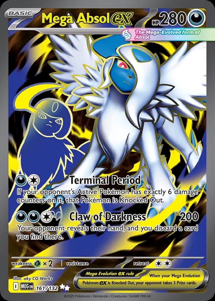 Mega Absol ex — Mega Evolution 161 Pokémon card