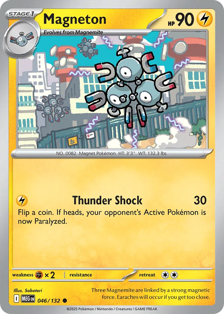 Magneton — Mega Evolution 46 Pokémon card