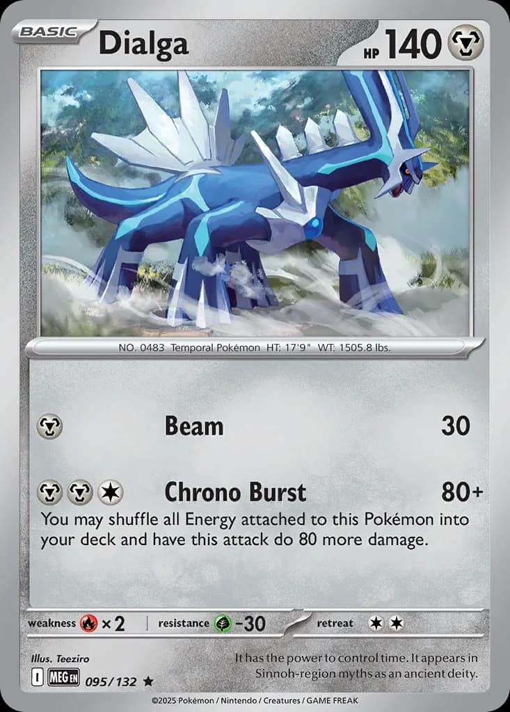 Dialga — Mega Evolution 95 Pokémon card