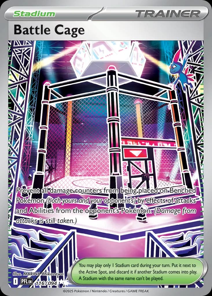 Battle Cage — Phantasmal Flames 116 Pokémon card