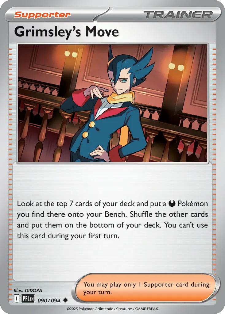 Grimsley's Move — Phantasmal Flames 90 Pokémon card
