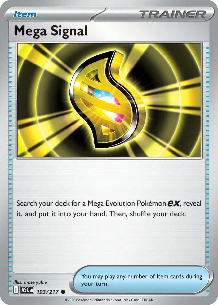 Mega Signal — Ascended Heroes 193 Pokémon card