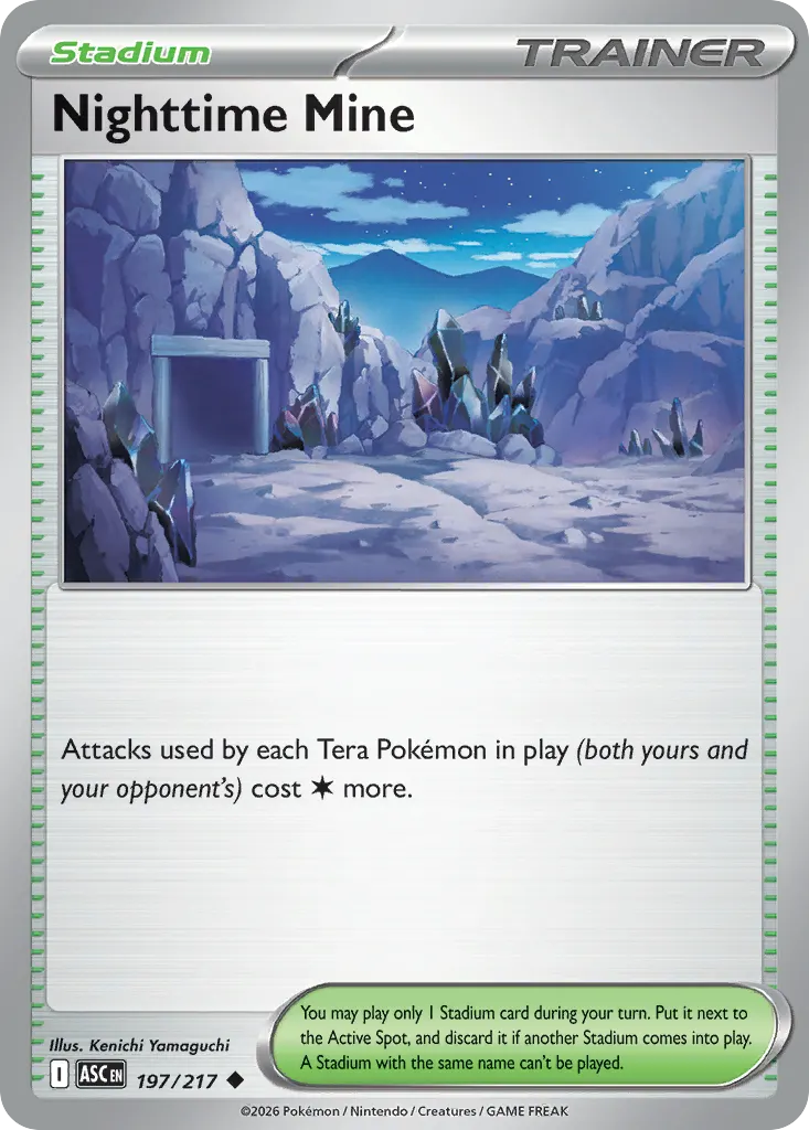 Nighttime Mine — Ascended Heroes 197 Pokémon card