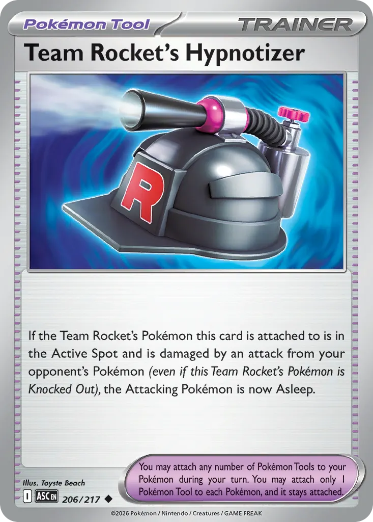 Team Rocket's Hypnotizer — Ascended Heroes 206 Pokémon card