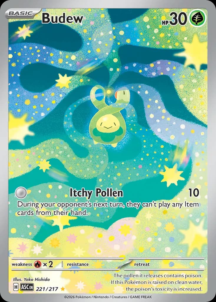 Budew — Ascended Heroes 221 Pokémon card