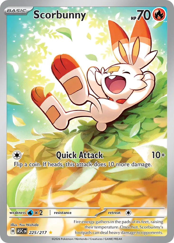 Scorbunny — Ascended Heroes 225 Pokémon card