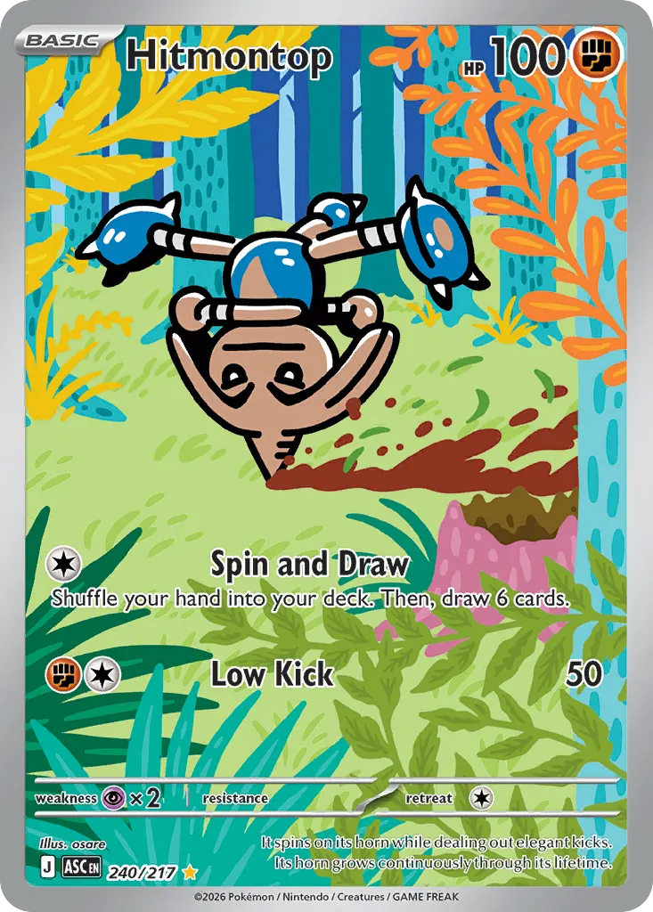 Hitmontop — Ascended Heroes 240 Pokémon card