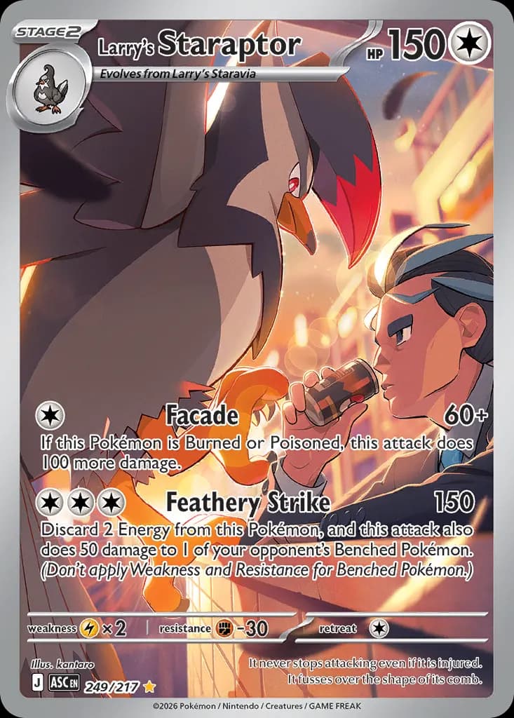 Larry's Staraptor — Ascended Heroes 249 Pokémon card