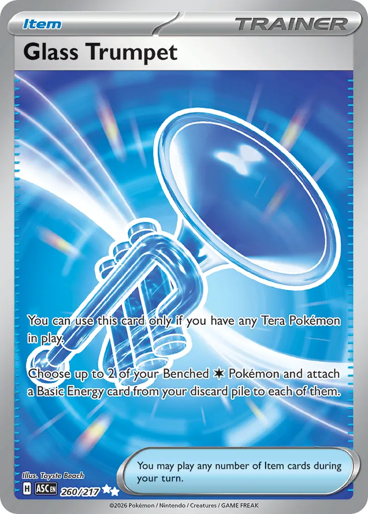 Glass Trumpet — Ascended Heroes 260 Pokémon card