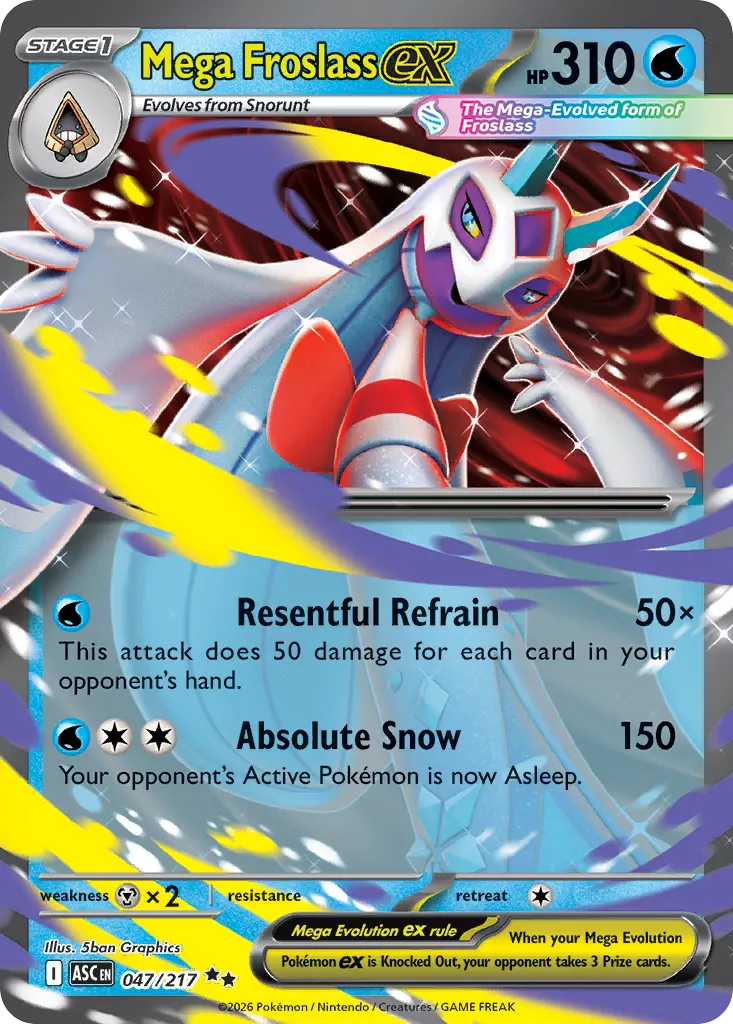 Mega Froslass ex — Ascended Heroes 47 Pokémon card