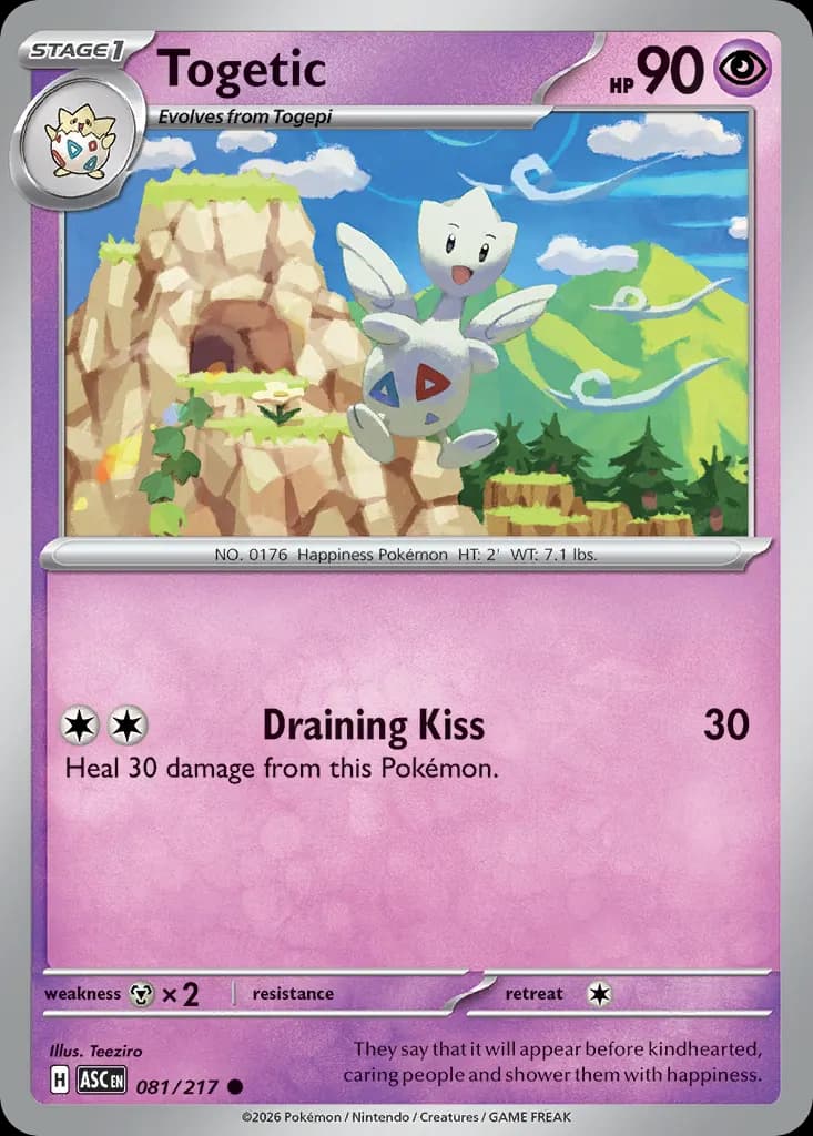 Togetic — Ascended Heroes 81 Pokémon card
