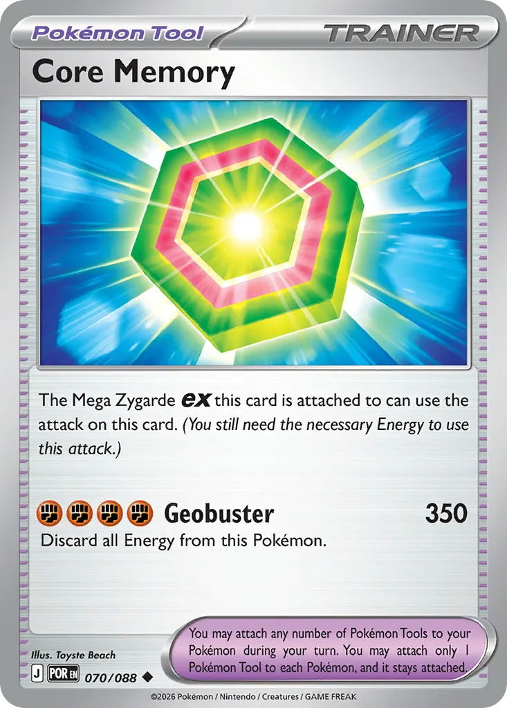 Core Memory — Perfect Order 70 Pokémon card