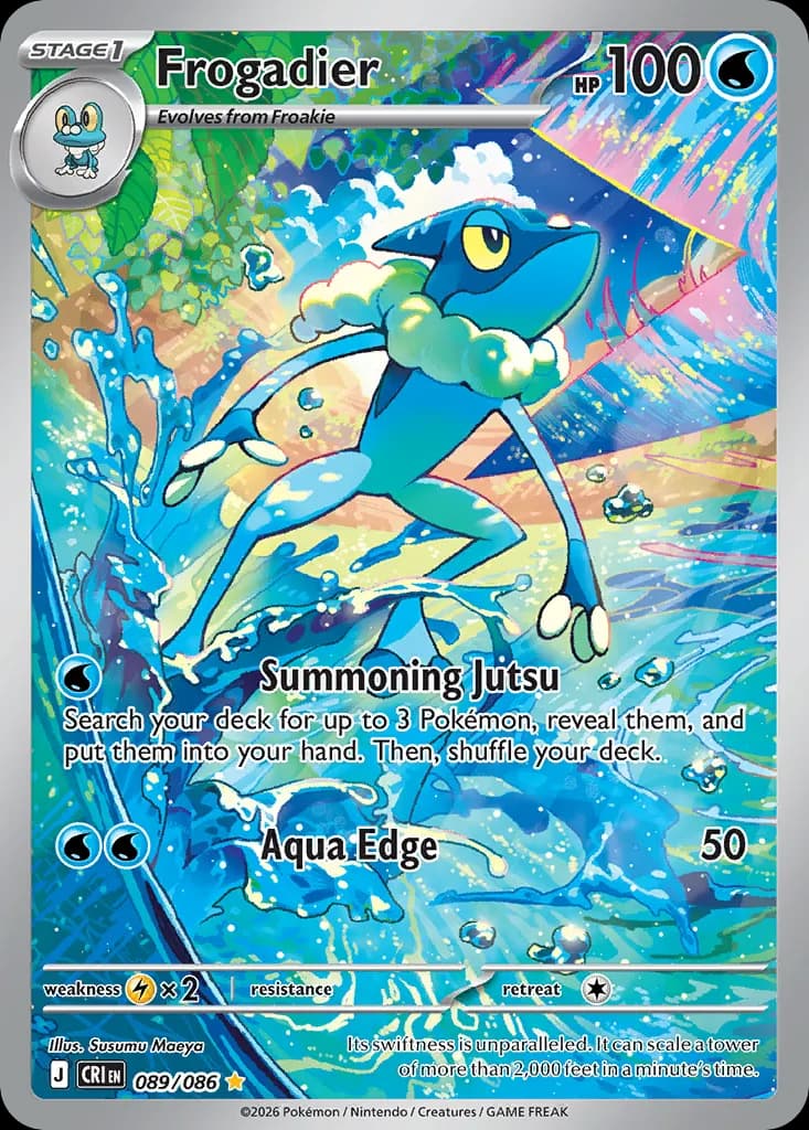 Frogadier — Chaos Rising 89 Pokémon card