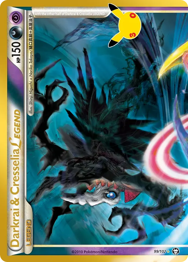 Darkrai & Cresselia LEGEND — 30th Celebration: Classic Collection 99 Pokémon card