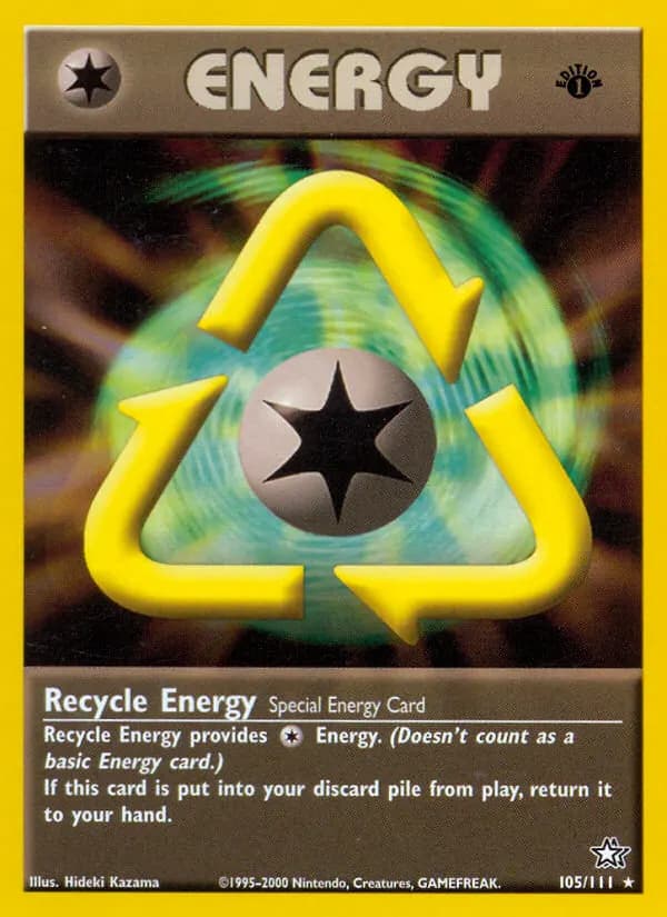 Recycle Energy — Neo Genesis 105 Pokémon card