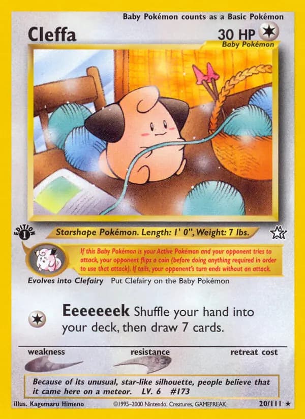 Pii — Neo Genesis 20 German Pokémon card