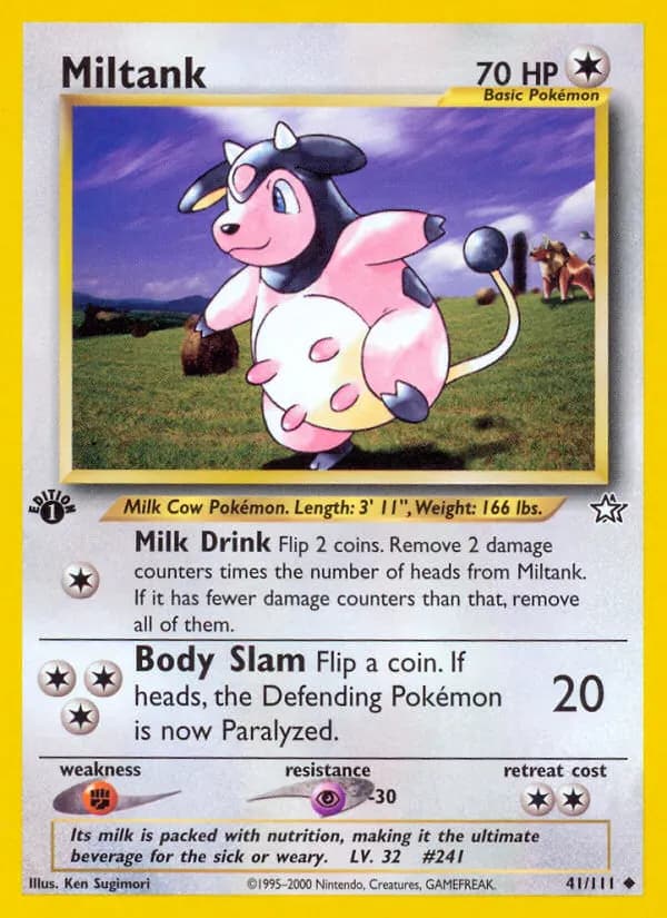 Miltank — Neo Genesis 41 German Pokémon card
