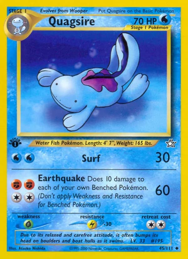 Morlord — Neo Genesis 45 German Pokémon card