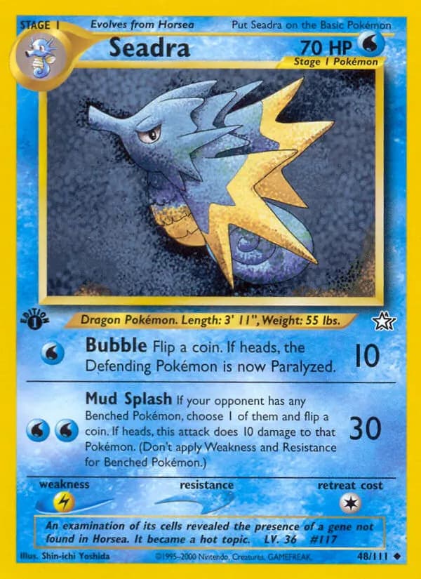 Seemon — Neo Genesis 48 German Pokémon card
