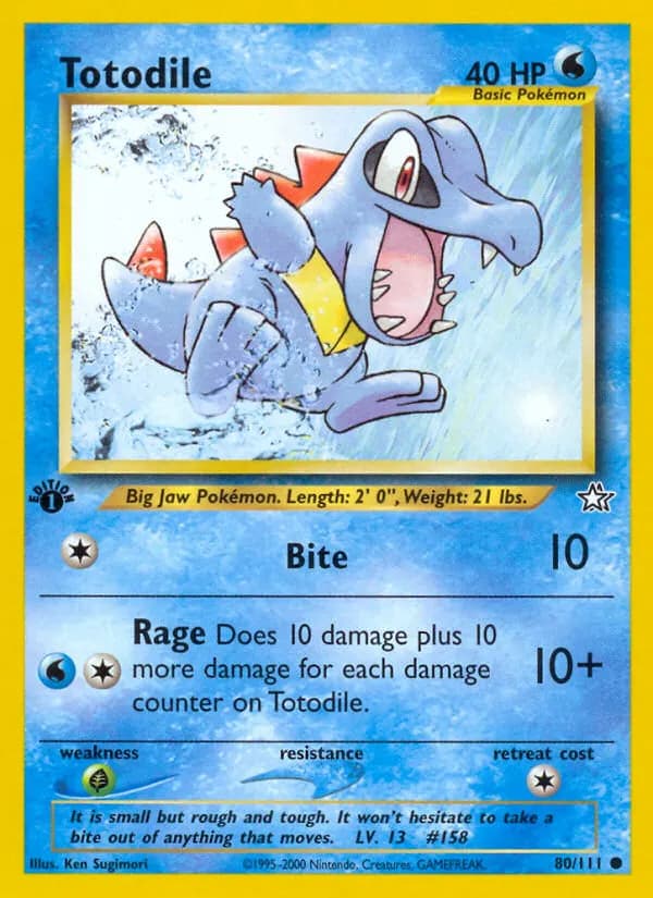 Karnimani — Neo Genesis 80 German Pokémon card