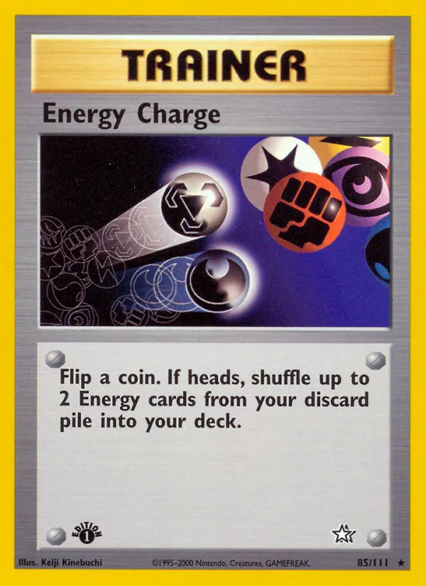 Energy Charge — Neo Genesis 85 Pokémon card