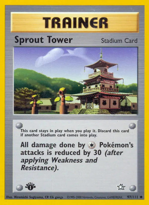Sprösslings-Turm — Neo Genesis 97 German Pokémon card
