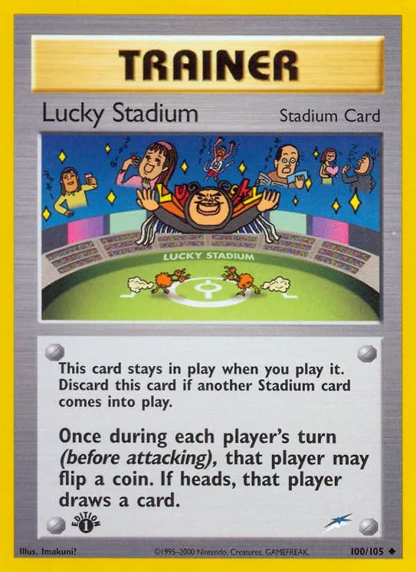 Lucky Stadium — Neo Destiny 100 Pokémon card