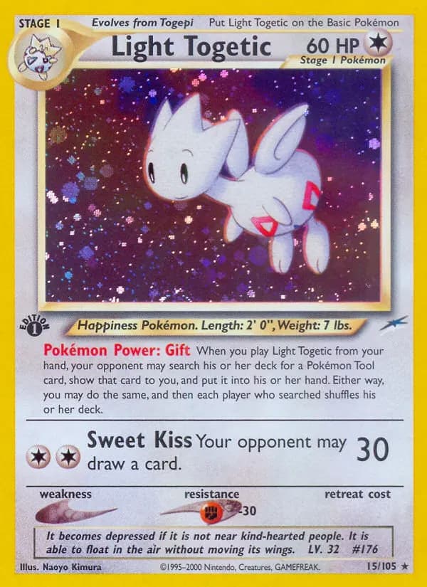 Light Togetic — Neo Destiny 15 Pokémon card