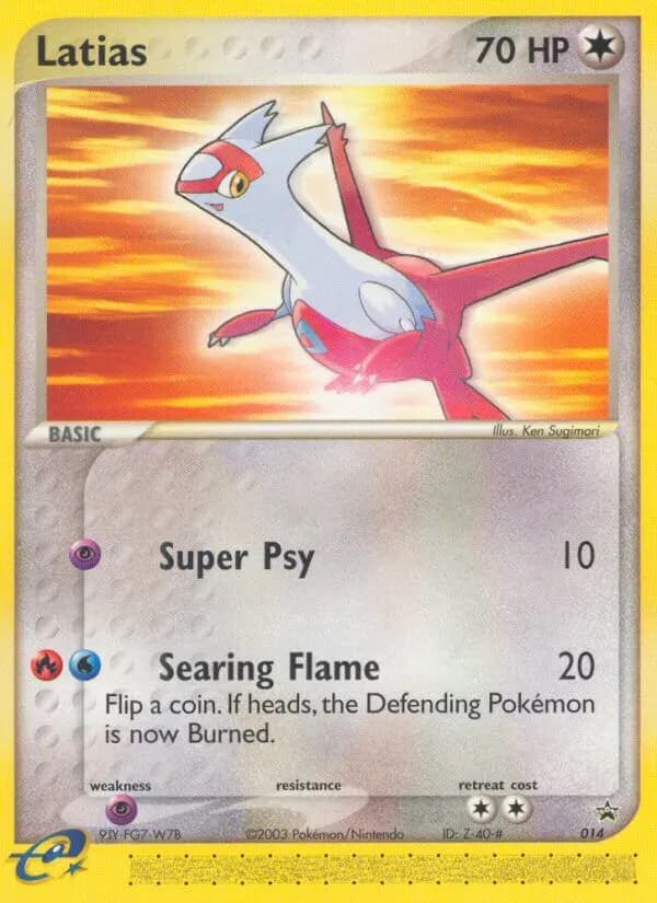 Latias — Nintendo Black Star Promos 14 Pokémon card