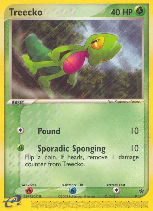 Treecko — Nintendo Black Star Promos 16 Pokémon card