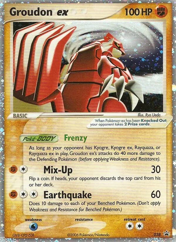 Groudon ex — Nintendo Black Star Promos 38 Pokémon card