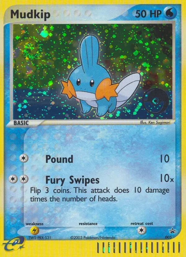 Mudkip — Nintendo Black Star Promos 5 Pokémon card