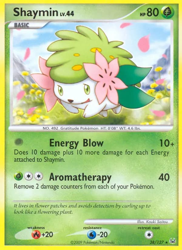 Shaymin — Platin 38 German Pokémon card