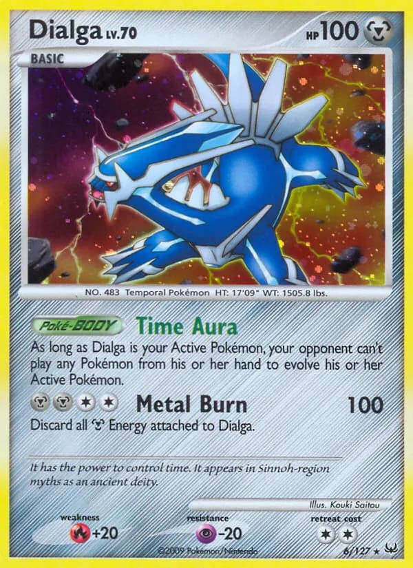 Dialga — Platinum 6 Pokémon card