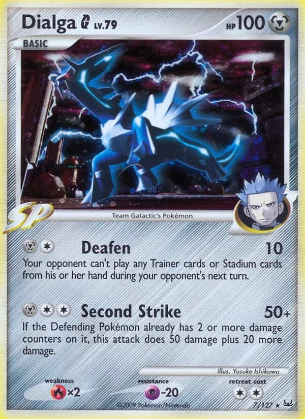 Dialga G — Platinum 7 Pokémon card