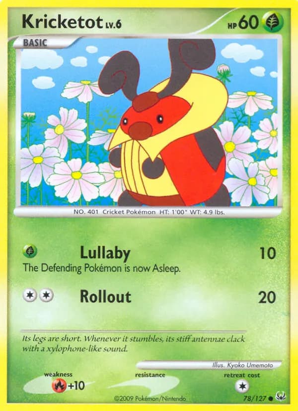 Kricketot — Platinum 78 Pokémon card
