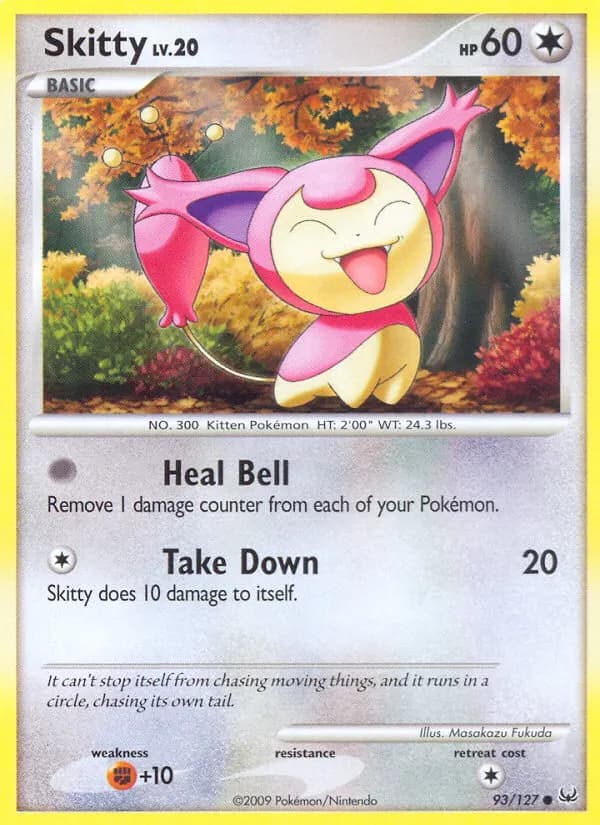Skitty — Platinum 93 Pokémon card