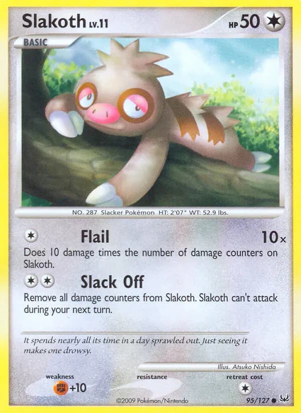 Slakoth — Platinum 95 Pokémon card