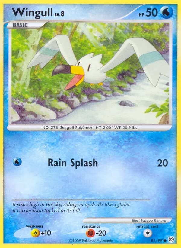 Wingull — Arceus 81 German Pokémon card