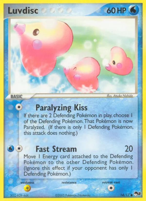 Liebiskus — POP Serie 2 14 German Pokémon card