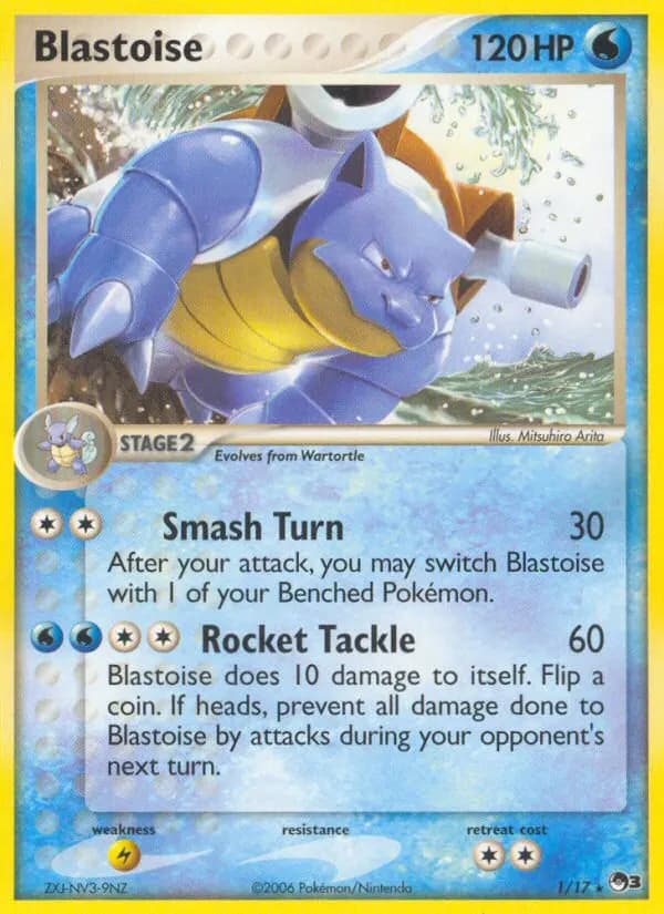 Blastoise — POP Series 3 1 Pokémon card