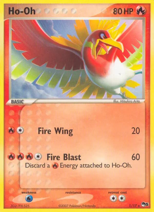 Ho-Oh — POP Series 5 1 Pokémon card