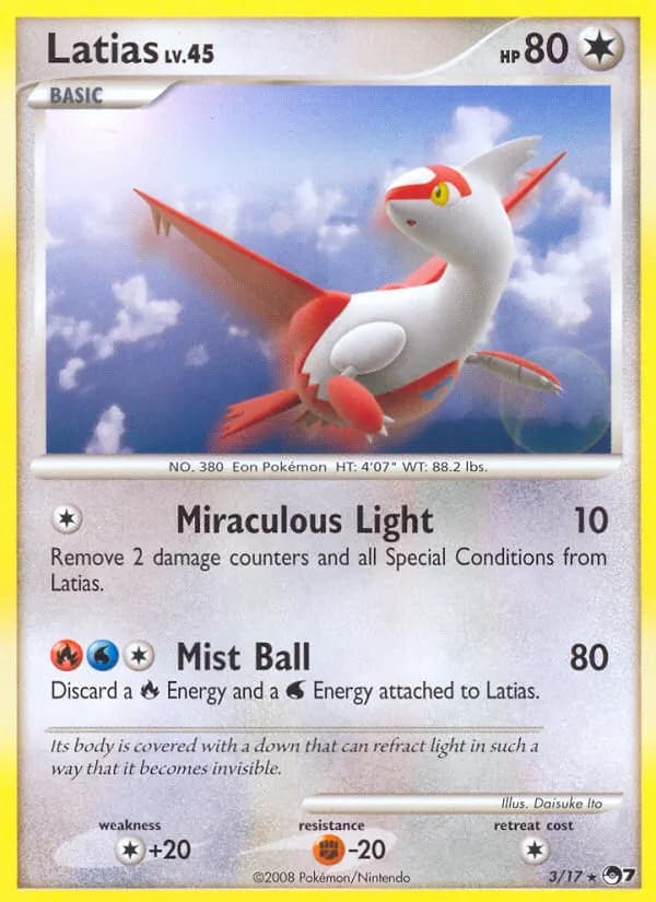 Latias — POP Series 7 3 Pokémon card