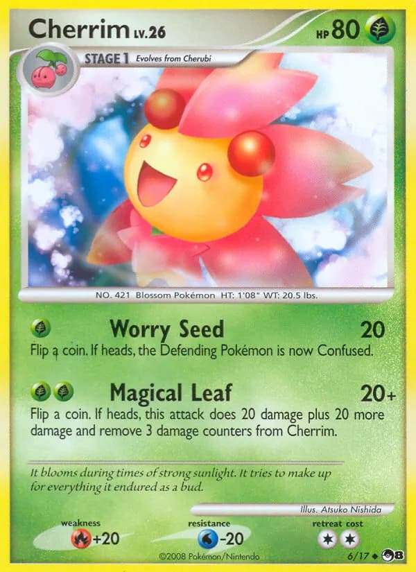 Cherrim — POP Series 8 6 Pokémon card