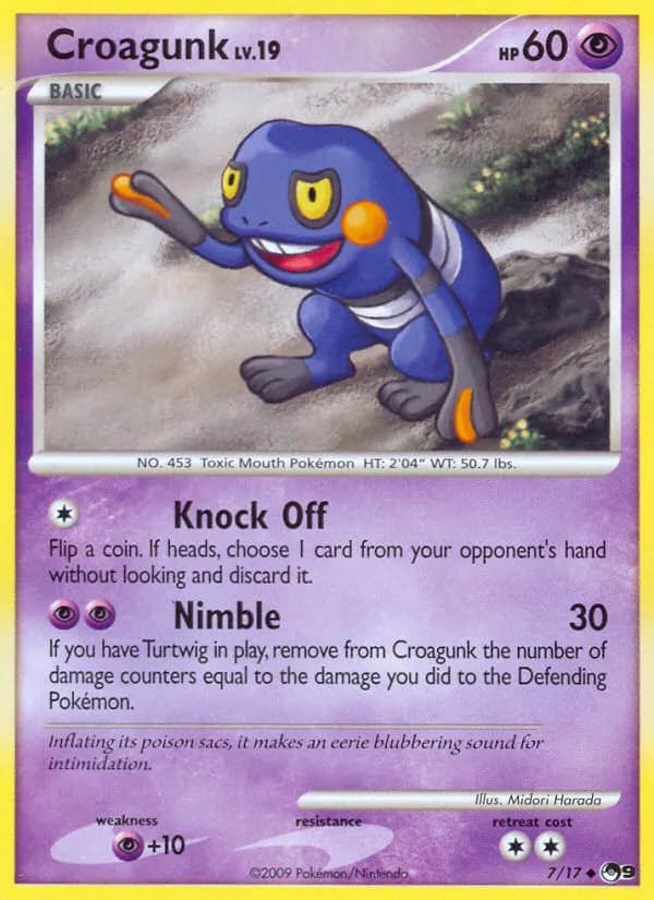 Glibunkel — POP Serie 9 7 German Pokémon card